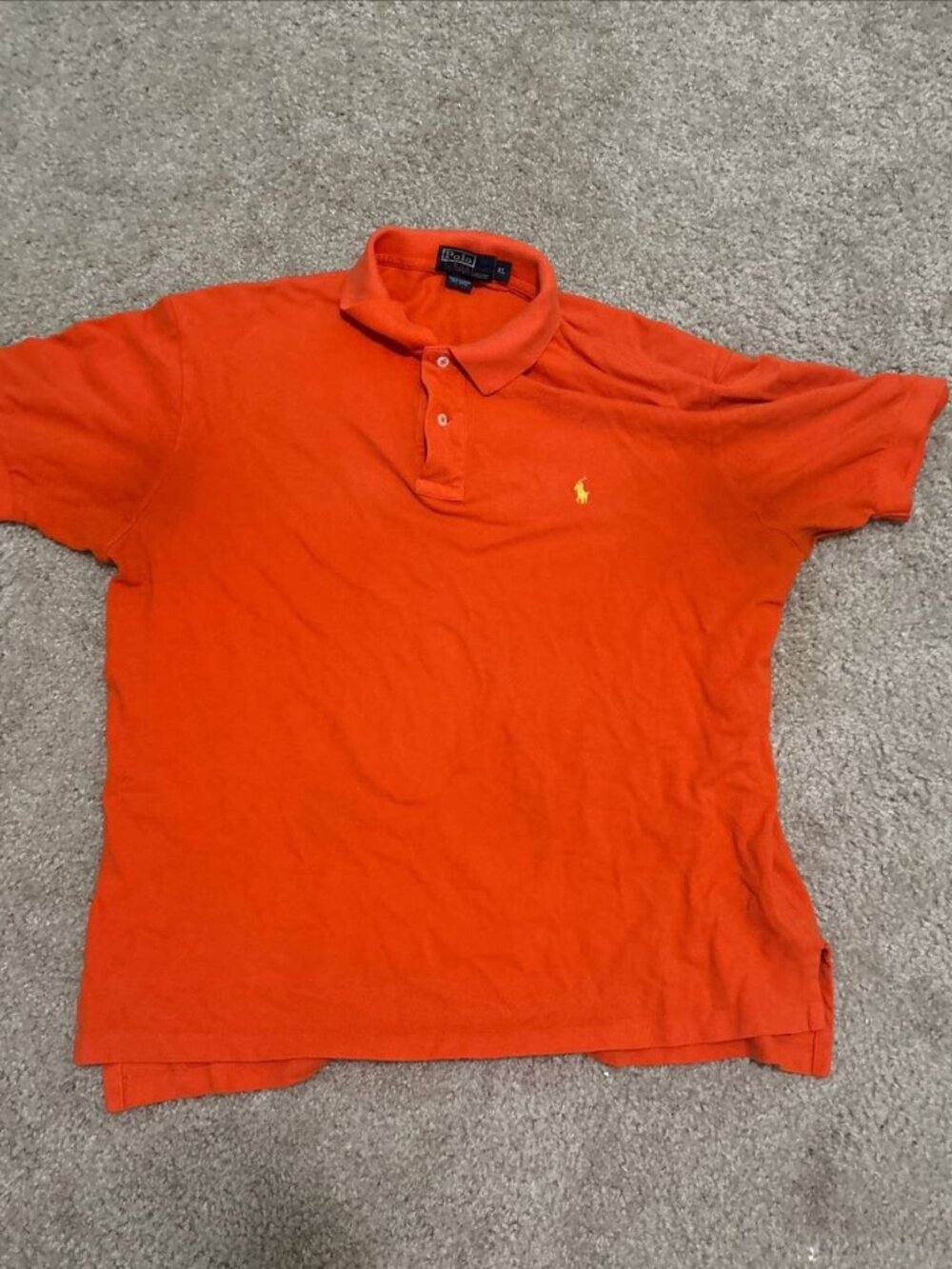 Polo Ralph Lauren Polo Shirt Men's XL Orange Used
